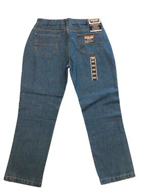 Mission Ridge Men's 100% Cotton Size 36X30 Denim Blue Jeans Straight Cut NEW